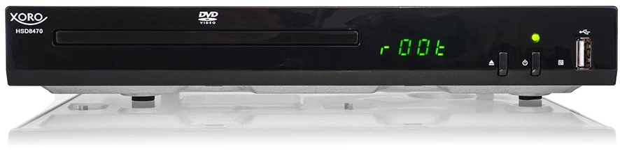 Vaizdo grotuvas Carruzzo Xoro HSD 8470 DVD grotuvas Juoda, Pilka