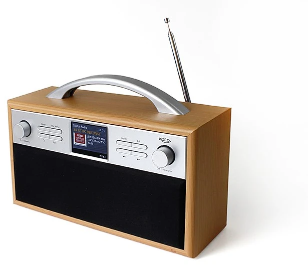 Carruzzo Xoro XOR400900 radijo imtuvas Internetas Skaitmeninis Juoda, Sidabras, Medis