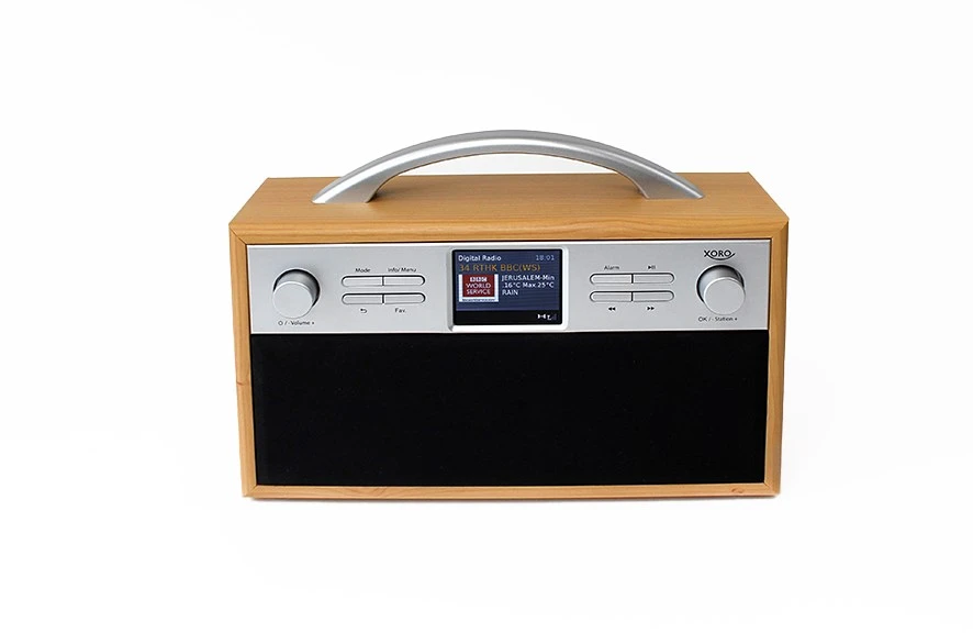 Carruzzo Xoro XOR400900 radijo imtuvas Internetas Skaitmeninis Juoda, Sidabras, Medis