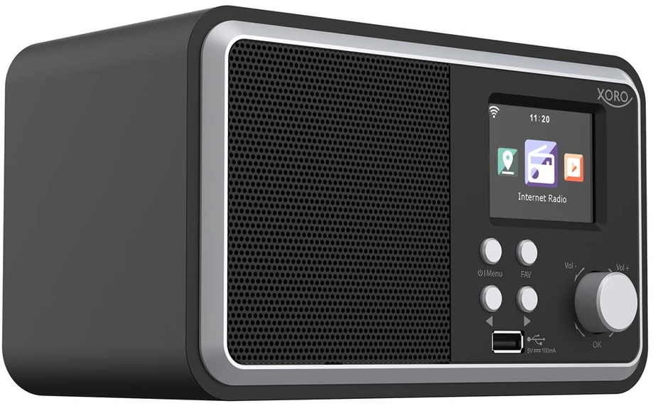 Carruzzo Xoro XOR400909 radijo imtuvas Internetas Skaitmeninis Juoda