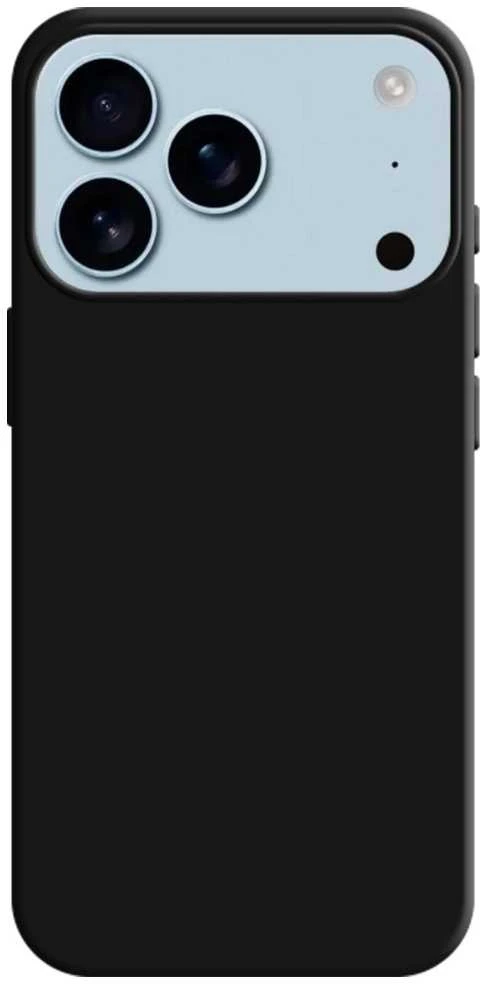 Case 3MK Silicone dėklas skirtas Apple Apple iPhone 17 Pro Max juodos spalvos