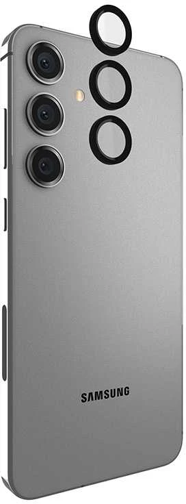Case-Mate Aluminum Ring Lens Protector - Apsauginis stiklas skirtas the camera lens of the Samsung Galaxy S24+ (Juodas)