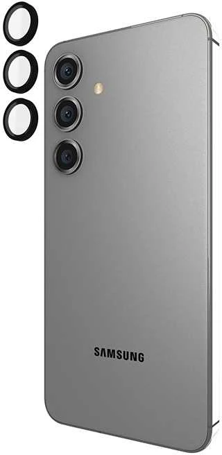 Case-Mate Aluminum Ring Lens Protector - Apsauginis stiklas skirtas the camera lens of the Samsung Galaxy S24 (Juodas)