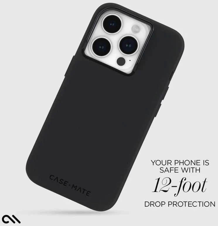 Case-Mate Silicone MagSafe - dėklas skirtas Apple iPhone 15 Pro Max Juodas