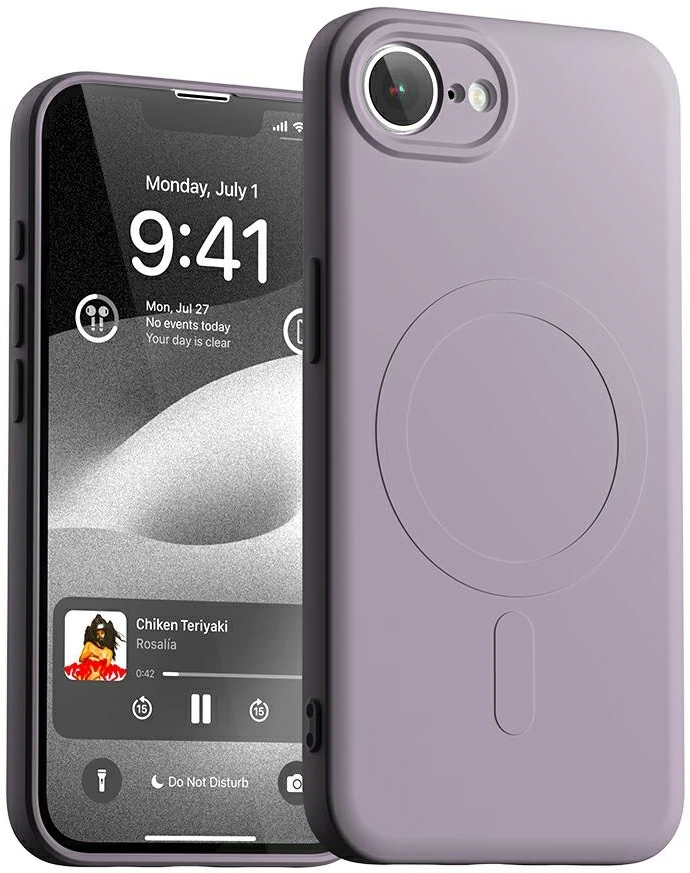 Dėklas Mercury Semi-Silicone MagSafe Apple iPhone 16E / 17e lavender