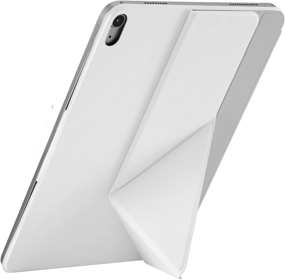 Dėklas PITAKA MagEZ Folio 3, skirtas iPad Air 11″ M2/M3/M4, baltas