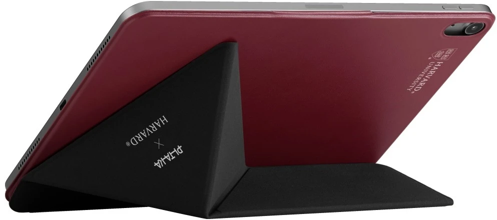 Dėklas PITAKA MagEZ Folio 3, skirtas iPad Air 13″ M2/M3/M4, Harvard Crimson