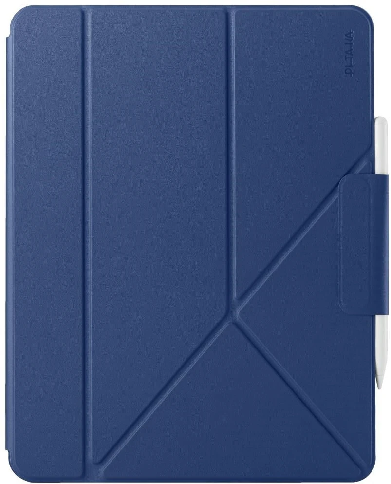 Dėklas PITAKA MagEZ Folio 3, skirtas iPad Pro 11″ M4 / M5, vidurnakčio mėlyna