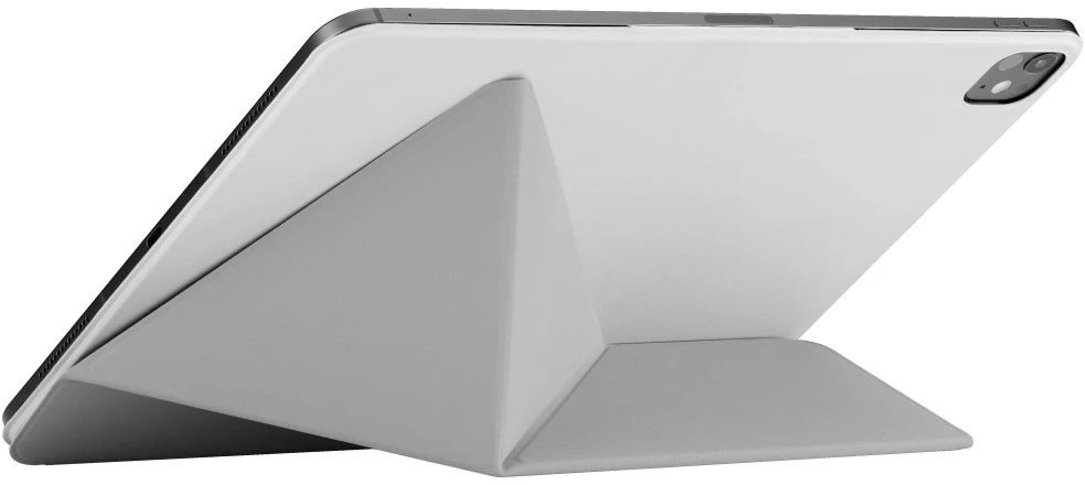 Dėklas PITAKA MagEZ Folio 3, skirtas iPad Pro 13″ M4 / M5, baltas