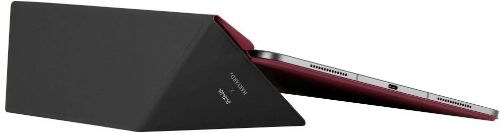 Dėklas PITAKA MagEZ Folio 3, skirtas iPad Pro 13″ M4 / M5, Harvard Crimson