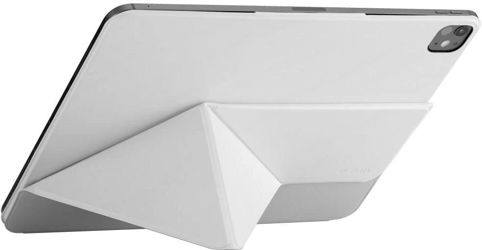 Dėklas PITAKA MagEZ Folio 3, skirtas iPad Pro 13″ M4 / M5, baltas