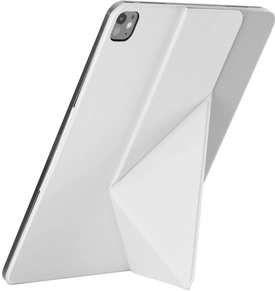 Dėklas PITAKA MagEZ Folio 3, skirtas iPad Pro 13″ M4 / M5, baltas