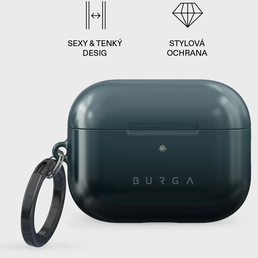 Cases And Covers Burga Airpods dėklas, Juodas Hole – Airpods Pro 3