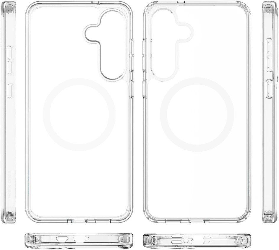 Cases And Covers „Alza Mobile Origin Easy“ dėklas, „MagSafe“, Skaidrus – „Samsung Galaxy S25 FE“