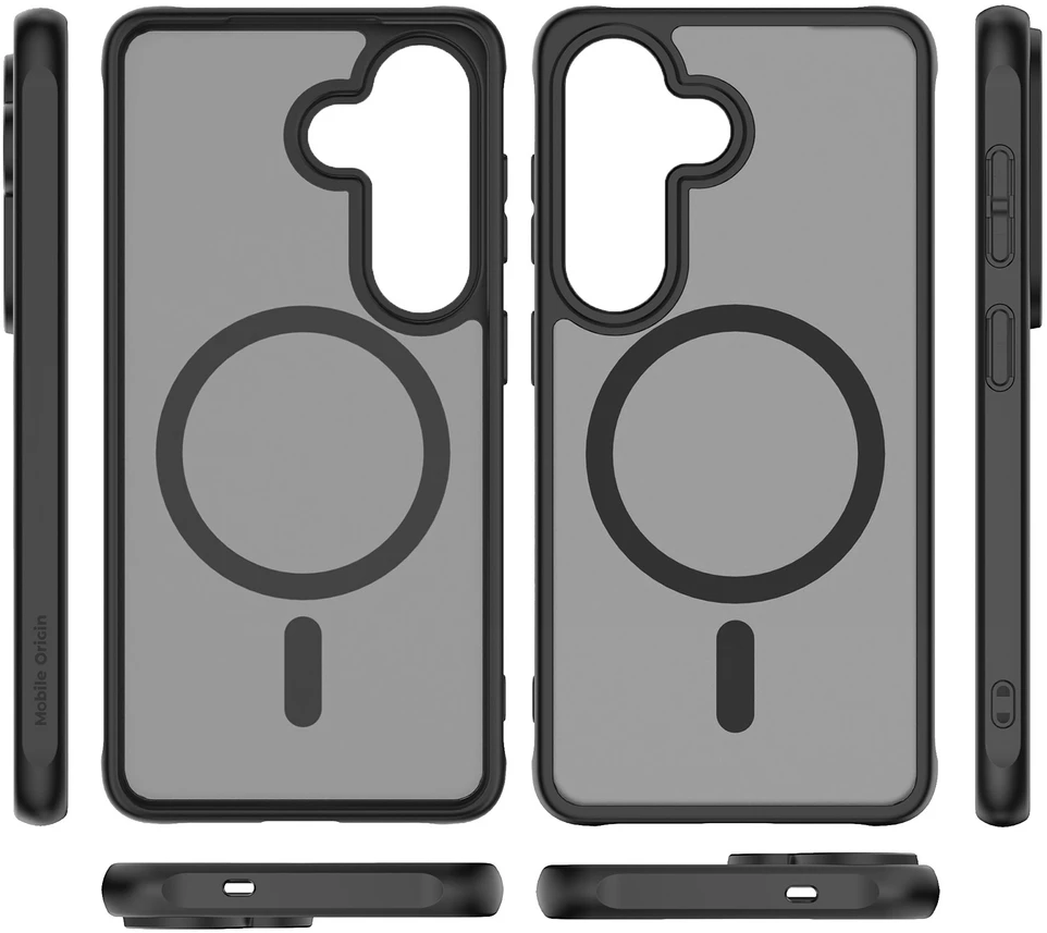 Cases And Covers Alza Mobile Origin Lengvas dėklas, MagSafe, matinė juoda - Samsung Galaxy S26+
