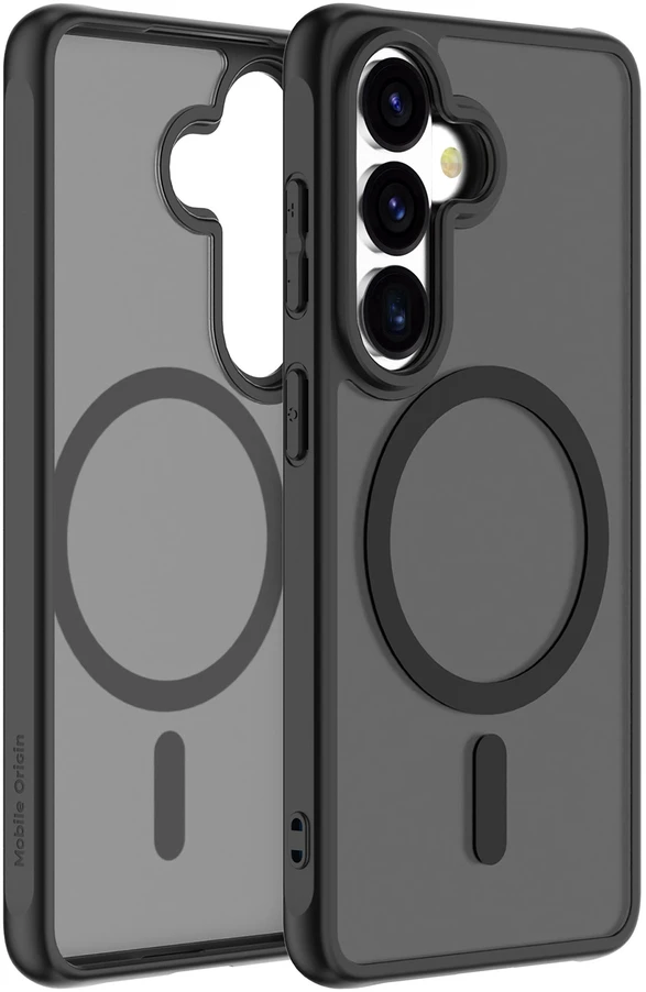 Cases And Covers Alza Mobile Origin Lengvas dėklas, MagSafe, matinė juoda - Samsung Galaxy S26+