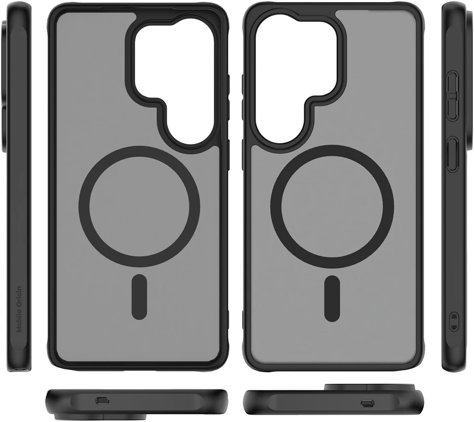 Dėklas Cases And Covers Alza Mobile Origin Easy Case, MagSafe, matinė juoda - Samsung Galaxy S26 Ultra