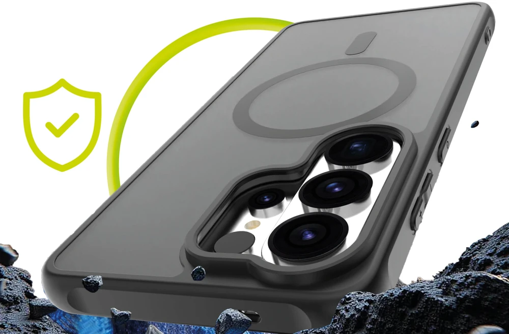 Dėklas Cases And Covers Alza Mobile Origin Easy Case, MagSafe, matinė juoda - Samsung Galaxy S26 Ultra