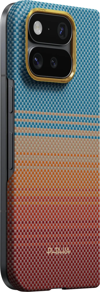 Cases And Covers Pitaka Edge dėklas, nugarėlės dangtelis, California Dream Sunset 2.0 – Google Pixel 11 Pro Fold