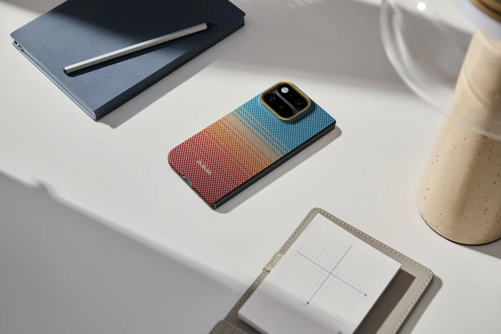 Cases And Covers Pitaka Edge dėklas, nugarėlės dangtelis, California Dream Sunset 2.0 – Google Pixel 11 Pro Fold