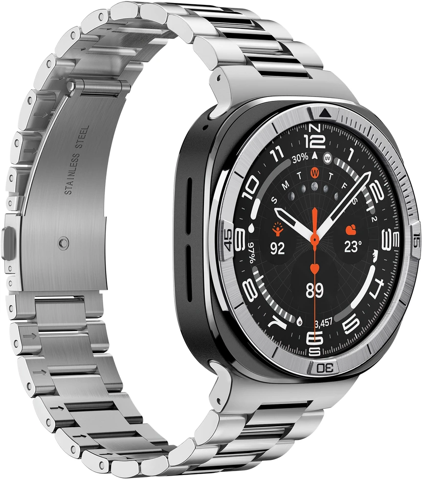 Spigen Bezel Tune (Pilot), sidabrinis – Samsung Galaxy Watch Ultra 2 47mm