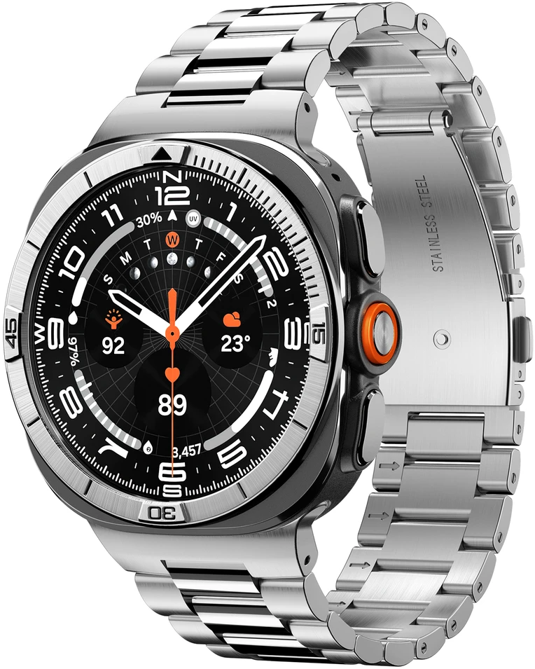 Spigen Bezel Tune (Pilot), sidabrinis – Samsung Galaxy Watch Ultra 2 47mm
