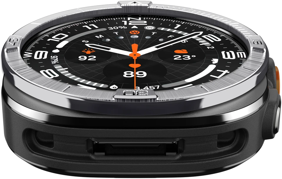 Spigen Bezel Tune (Pilot), sidabrinis – Samsung Galaxy Watch Ultra 2 47mm