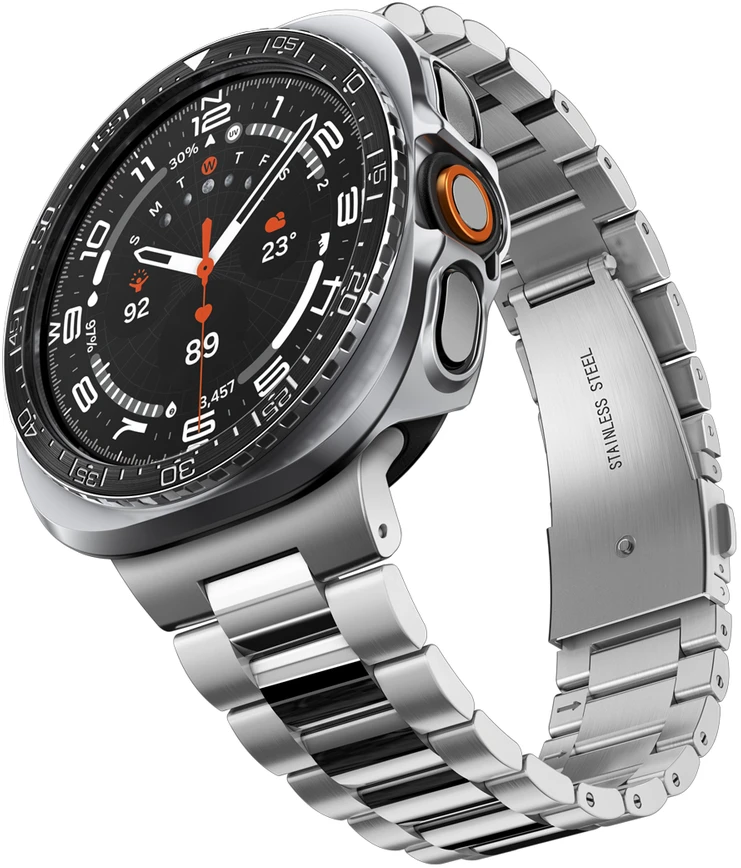 Spigen Bezel Tune Pro (Diver), juodas – Samsung Galaxy Watch Ultra 2 47mm