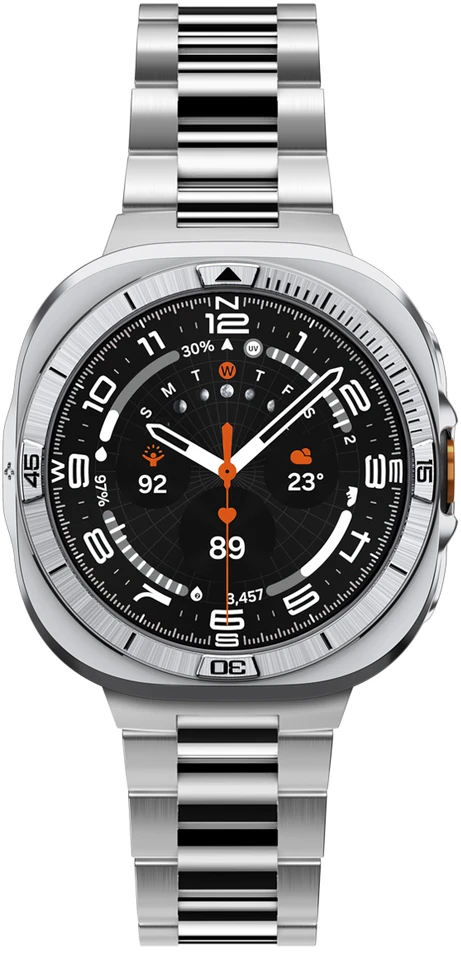 Spigen Bezel Tune Pro (Pilot), sidabrinis – Samsung Galaxy Watch Ultra 2 47mm
