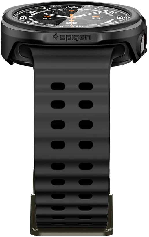 Spigen Thin Fit 360, juodas – Samsung Galaxy Watch Ultra 2 47mm