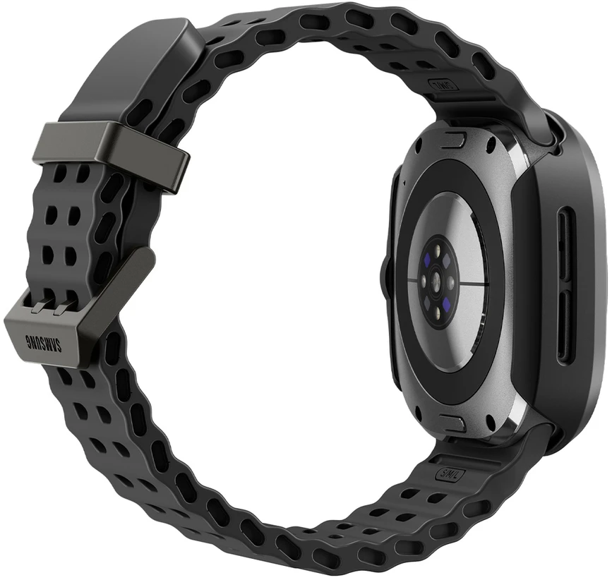 Spigen Thin Fit 360, juodas – Samsung Galaxy Watch Ultra 2 47mm