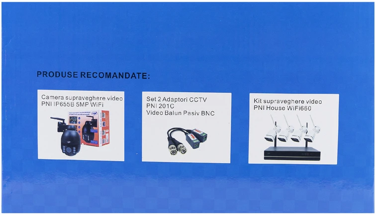CAT5e UTP kabelis PNI U05 su 4 poromis internetui 1 Gigabit ir stebėjimo sistemoms, ritė 305m