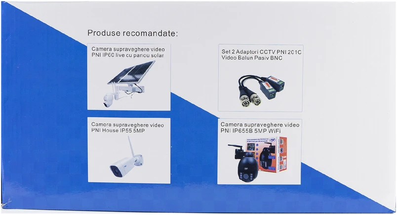 CAT6e UTP kabelis PNI U06 su 4 poromis internetui 1 Gigabit ir stebėjimo sistemoms, ritė 305m