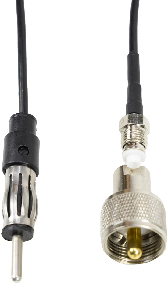 CB antena PNI Duplex 2000 CB-FM, 26-28MHz (CB), 87-108MHz (FM), CB kabelis ir FM kabelis 5 metrai, stiklo pluoštas, ilgis 490 mm