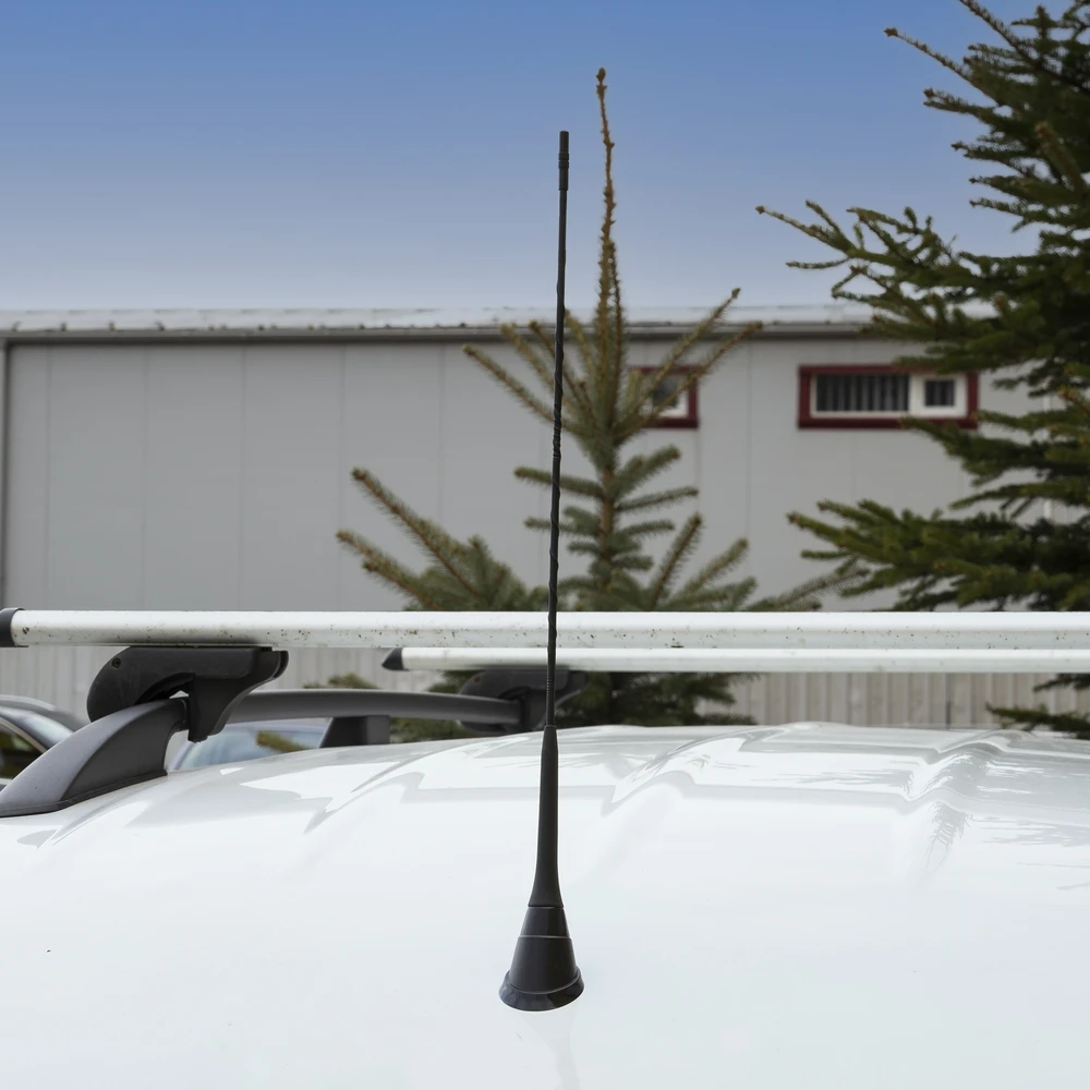 CB antena PNI Duplex 2000 CB-FM, 26-28MHz (CB), 87-108MHz (FM), CB kabelis ir FM kabelis 5 metrai, stiklo pluoštas, ilgis 490 mm