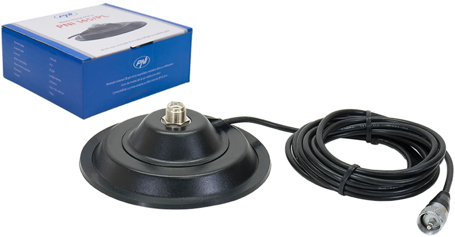 CB antena PNI ML145, ilgis 145 cm, su pridedamu magnetiniu pagrindu PNI 145 / PL