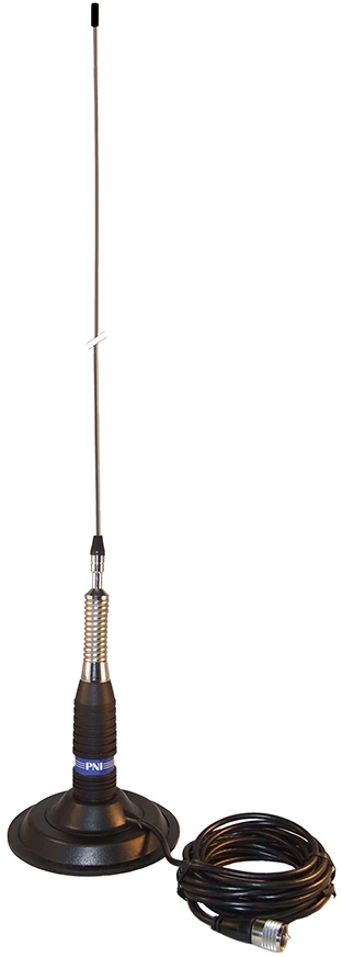 CB antena PNI ML160, ilgis 155 cm, 26-30MHz, magnetinis pagrindas 145 mm pridedamas
