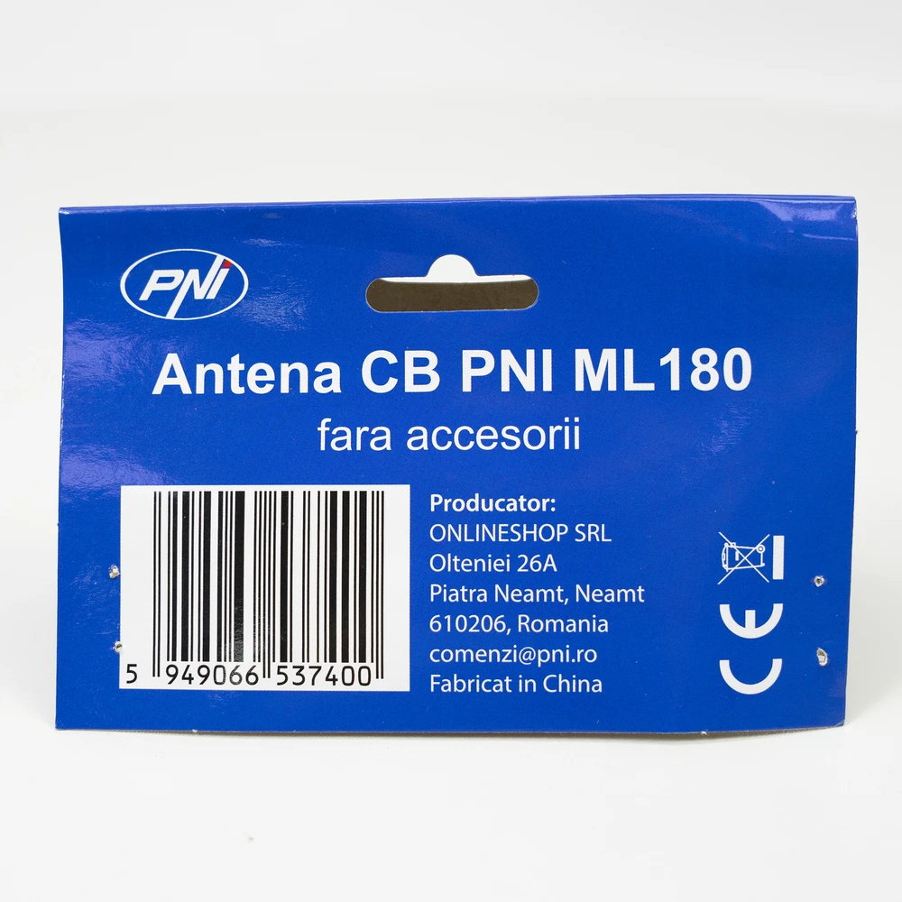 CB antena PNI ML180, ilgis 180 cm, 26-30MHz, 600W, be laido