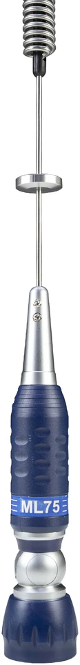 CB antena PNI ML75, ilgis 75cm, 26-28MHz, 300W, sulankstoma, be priedų