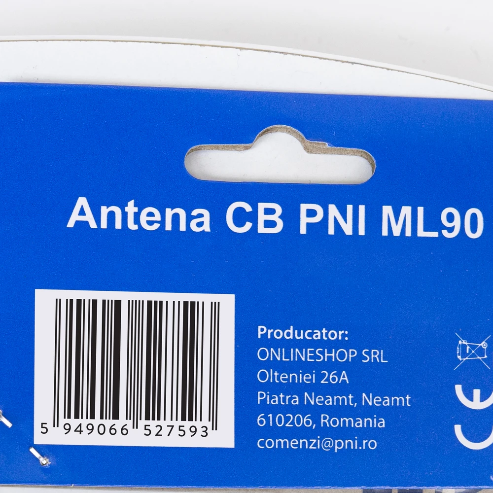 CB antena PNI ML90 26-30MHz, 75cm, 150W, su pridedamu 145mm magnetiniu pagrindu
