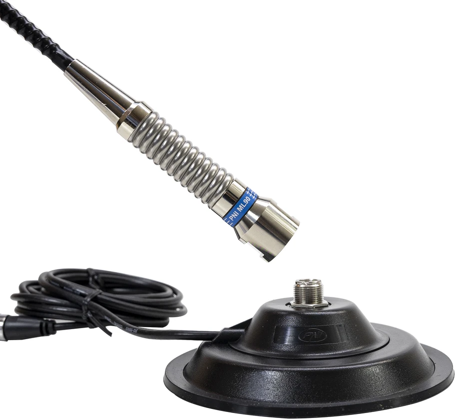CB antena PNI ML90 26-30MHz, 75cm, 150W, su pridedamu 145mm magnetiniu pagrindu