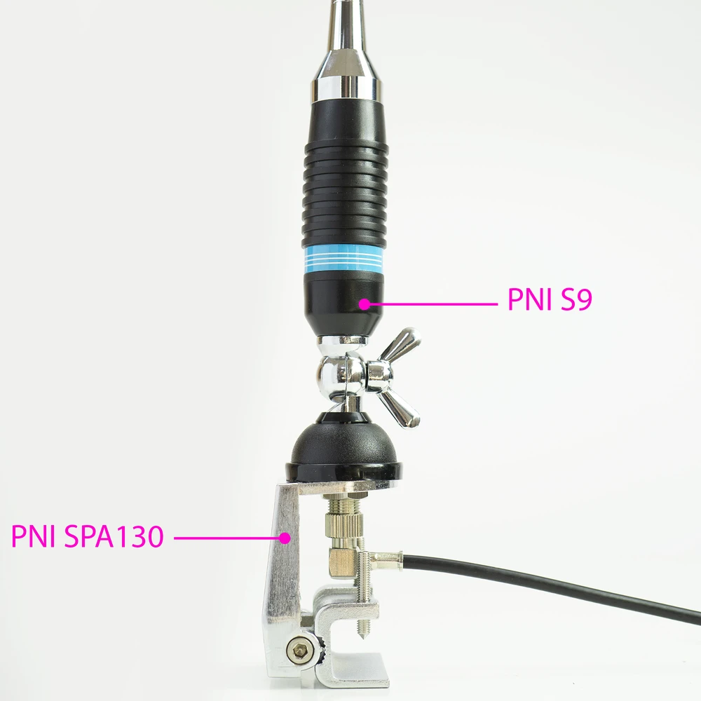 CB antena PNI S9 su drugelio tipo laikikliu, ilgis 120 cm, su 4 m RG58 kabeliu