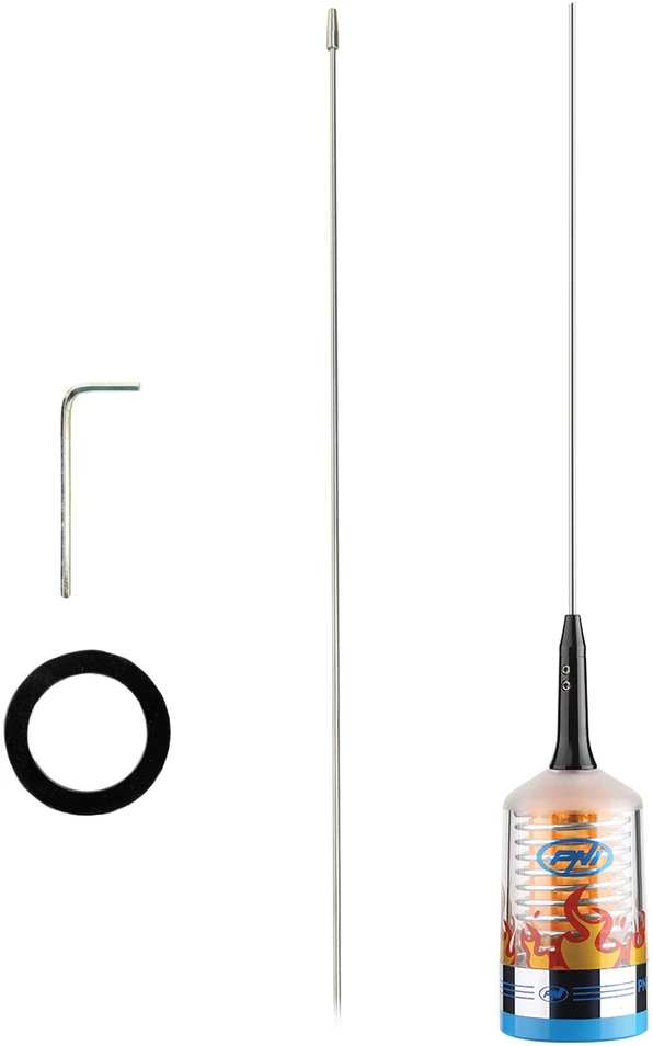 CB antena PNI TRUCKER 9000 PL su LED, ilgis 180 cm, 26-30MHz, 1000W, be PL259 kabelio kištuko