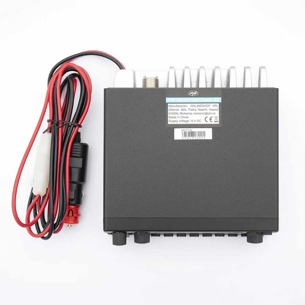 CB ir mėgėjiška radijo stotelė PNI Escort 60 Multistandard, FM/AM, 12V, ASQ, RF Gain