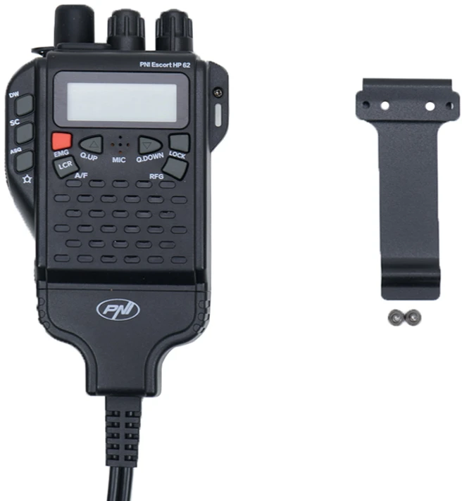 CB PNI Escort HP 62 radijo stoties komplektas ir PNI PB-HP62 priedų rinkinys