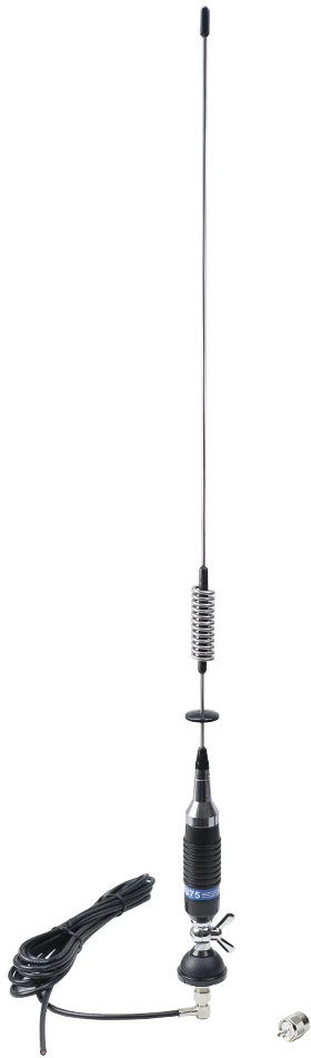 CB PNI ESCORT HP 8001L ASQ radijo stoties komplektas + CB PNI S75 antena su kabeliu ir tvirtinimo laikikliu