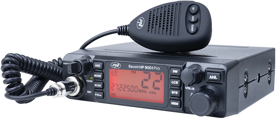 CB PNI ESCORT HP 9001 PRO ASQ radijo stoties rinkinys + CB PNI ML145 antena su 145 / PL magnetu