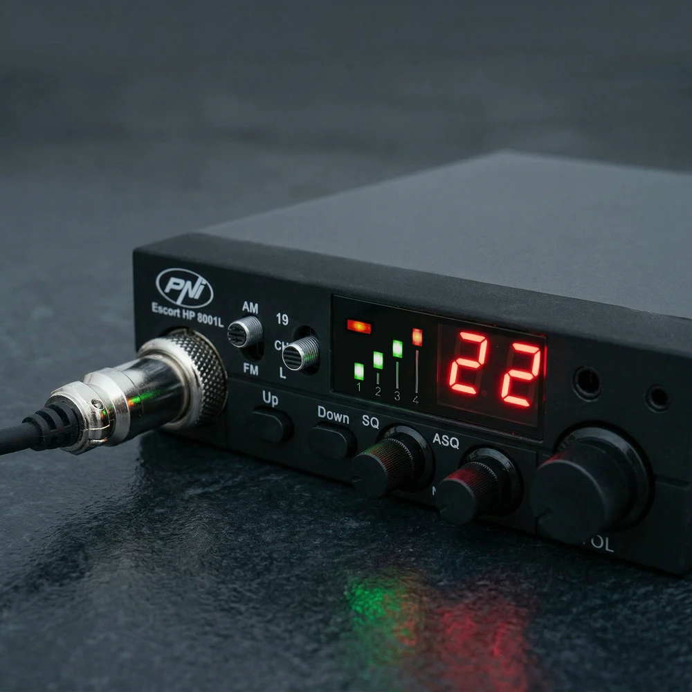 CB PNI Escort radijo stotelė HP 8001L ASQ su HS81L ausinėmis