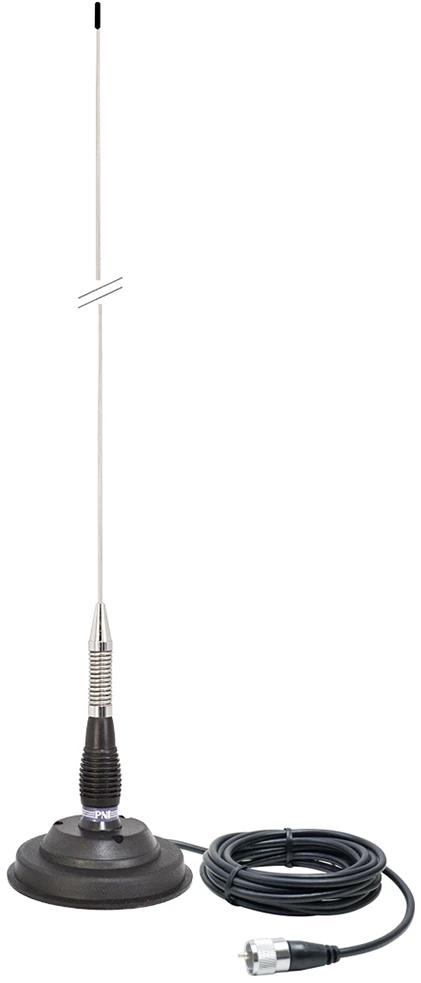 CB PNI ML100 antena, ilgis 100 cm, 26-30MHz, 250W, komplekte 125mm magnetas
