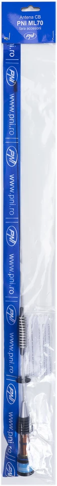 CB PNI ML70 antena, ilgis 70cm, 26-30MHz, 200W, be priedų